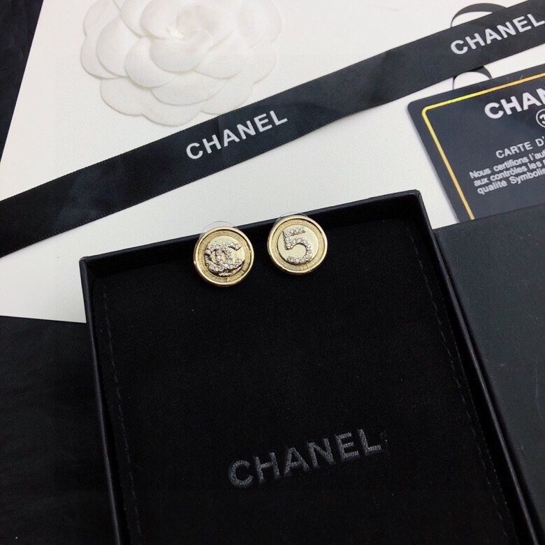 Ch*el earrings